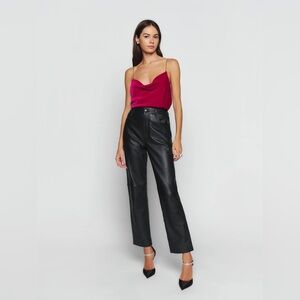 Reformation Rori Velvet Top